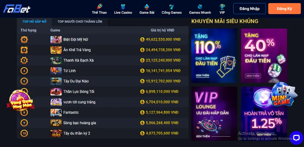 Người chơi nhận khuyến mãi độc quyền từ tv88 game bài